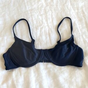 J Crew bikini top navy 32B xs